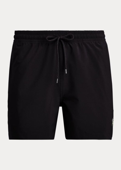 Short de Baño Polo Ralph Lauren Hombre Negros - 4½-Inch Slim Fit - MXISF2103